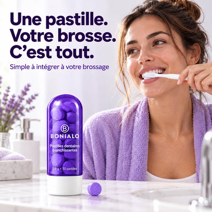Pastilles dentaires blanchissantes