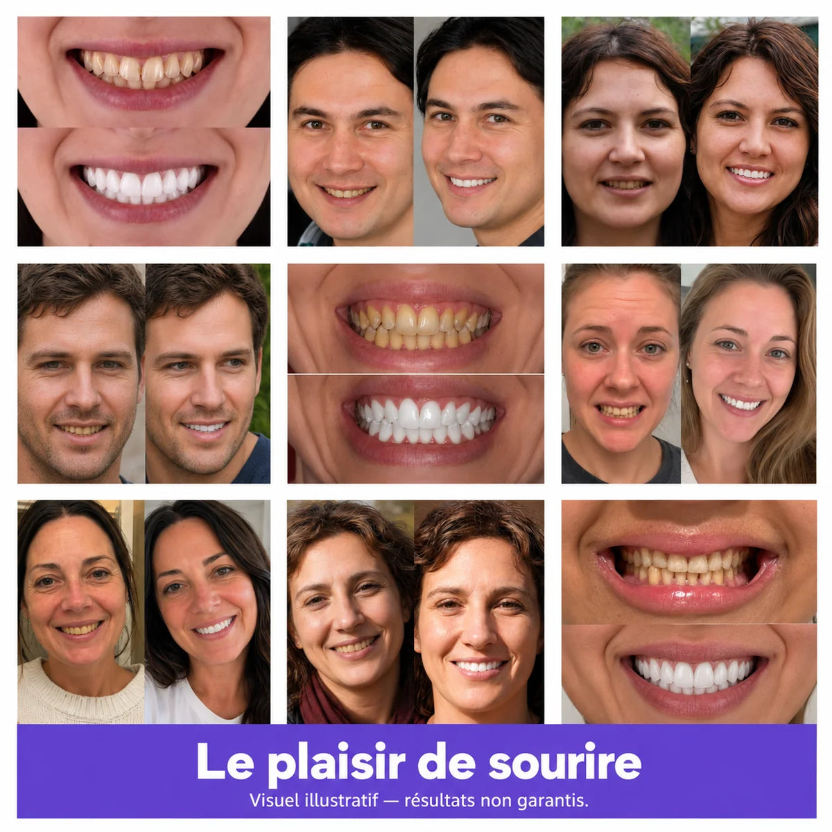 Pastilles dentaires blanchissantes