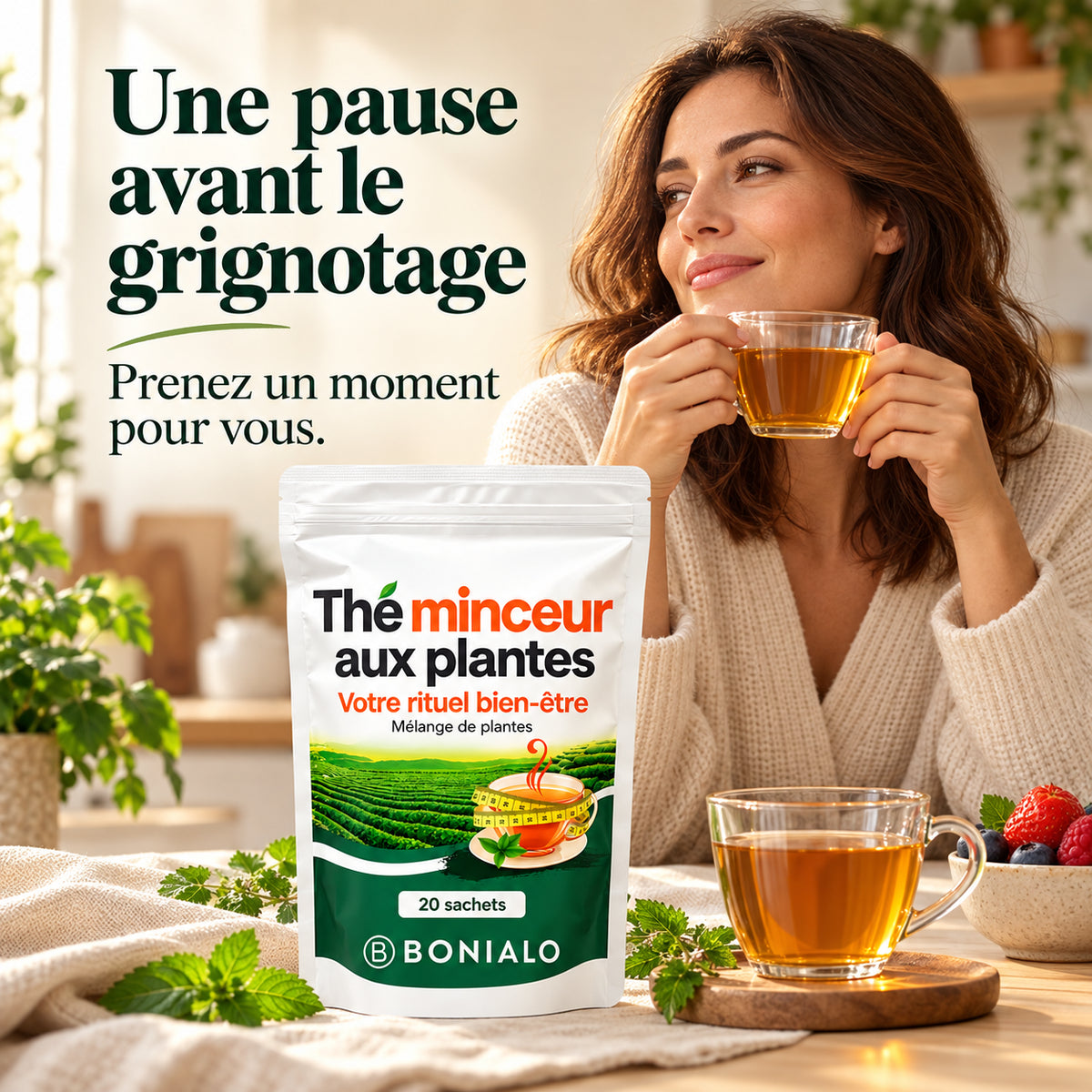 Thé minceur aux plantes